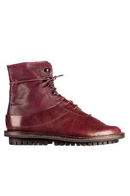 SIRA boot in soft cowhide leather and classic round rubber sole  - 383