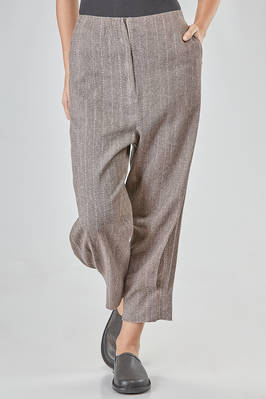 soft trousers in light linen, cotton, silk and cashmere jersey  - 227