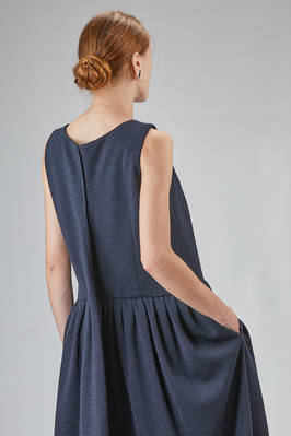 abito longuette, ampio, in rib di lana melange - COMME des GARÇONS - COMME des GARÇONS 