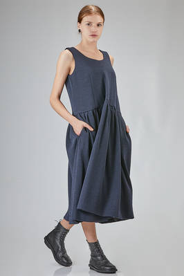 abito longuette, ampio, in rib di lana melange - COMME des GARÇONS - COMME des GARÇONS 