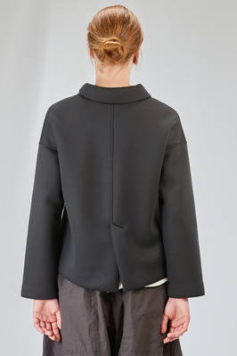 hip-lenght jacket, soft, in soft micromodal scuba - ALBUM DI FAMIGLIA 