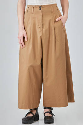 wide trousers in light cotton canvas  - 407