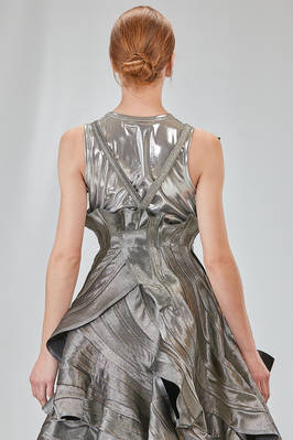 'sculpture' dress in glittery cotton and cupro denim - JUNYA WATANABE 