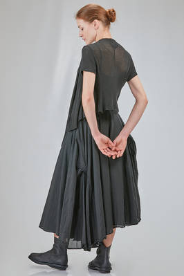hip-lenght top in viscose knit - MARC LE BIHAN 