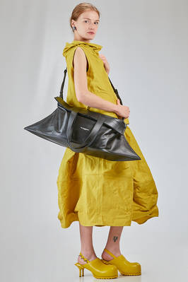 big trapezoidal shopper bag in soft lamb nappa leather - MELITTA BAUMEISTER 