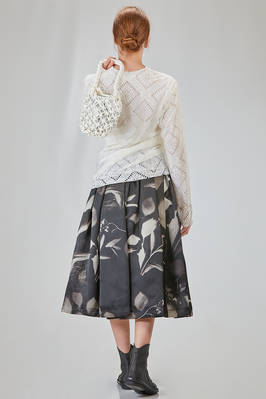 big basket bag in leather-effect with macramé knot in polyurethane - COMME des GARÇONS - COMME des GARÇONS 