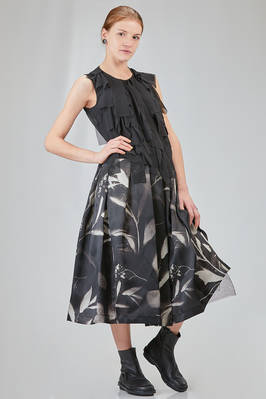hip-lenght top in washed polyester georgette - COMME des GARÇONS - COMME des GARÇONS 