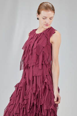 hip-lenght top in washed polyester georgette - COMME des GARÇONS - COMME des GARÇONS 
