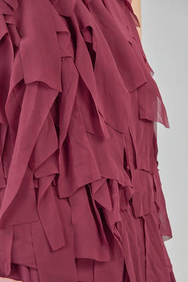 hip-lenght top in washed polyester georgette - COMME des GARÇONS - COMME des GARÇONS 