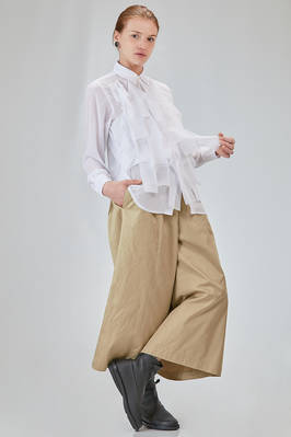 classic man shirt in polyester georgette - COMME des GARÇONS - COMME des GARÇONS 