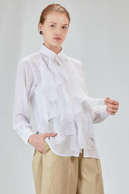 classic man shirt in polyester georgette - COMME des GARÇONS - COMME des GARÇONS 