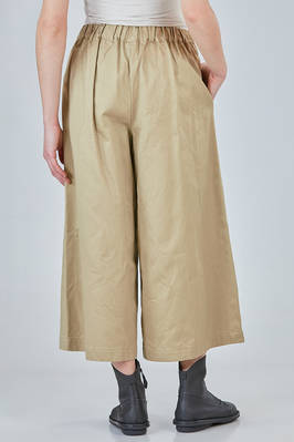wide trousers in washed cotton twill - COMME des GARÇONS - COMME des GARÇONS 