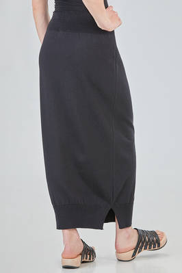 gonna lunga e asciutta in maglia rasata di cotone - KNIT KNIT 
