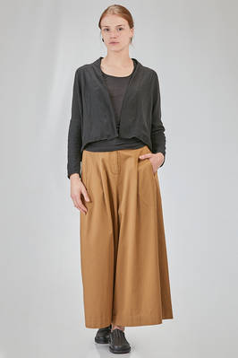 cardigan corto e ampio in maglia con texture a ondine di cotone, poliestere e nylon - KNIT KNIT 