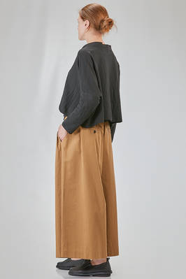 cardigan corto e ampio in maglia con texture a ondine di cotone, poliestere e nylon - KNIT KNIT 