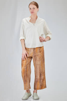 long and wide shirt in light washed cotton muslin - 6167 STUDIO SHIRT 