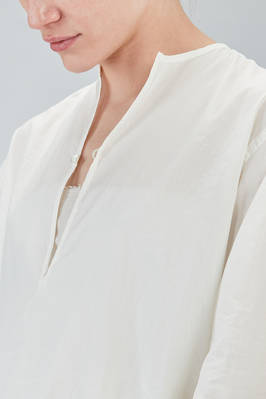 long and wide shirt in light washed cotton muslin - 6167 STUDIO SHIRT 