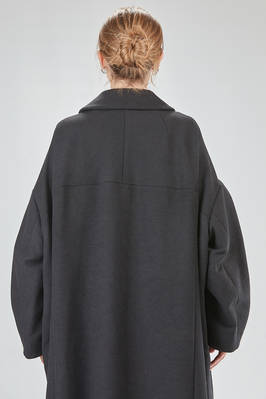 long and wide coat in polyester cloth - COMME des GARÇONS - COMME des GARÇONS 