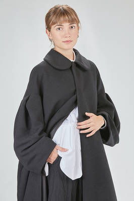 long and wide coat in polyester cloth - COMME des GARÇONS - COMME des GARÇONS 