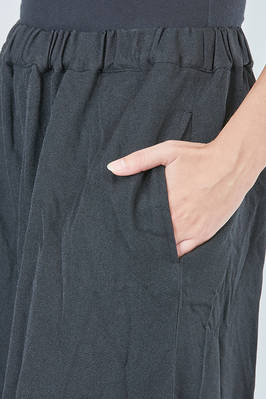 wide trousers in washed techno polyester canvas - COMME des GARÇONS - COMME des GARÇONS 