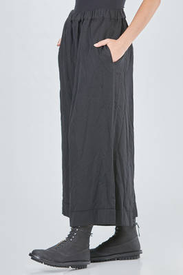 wide trousers in washed techno polyester canvas - COMME des GARÇONS - COMME des GARÇONS 
