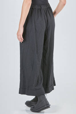 wide trousers in washed techno polyester canvas - COMME des GARÇONS - COMME des GARÇONS 