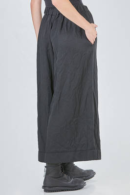 wide trousers in washed techno polyester canvas - COMME des GARÇONS - COMME des GARÇONS 