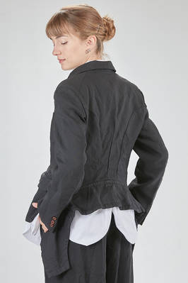 giacca al fianco, lievemente sfiancata, in tela techno di poliestere lavato - COMME des GARÇONS - COMME des GARÇONS 