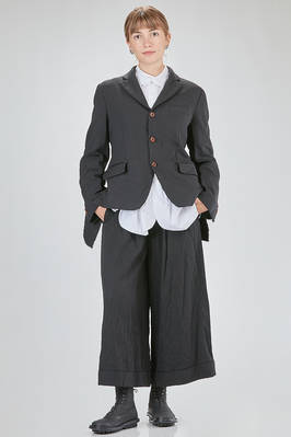 giacca al fianco, lievemente sfiancata, in tela techno di poliestere lavato - COMME des GARÇONS - COMME des GARÇONS 
