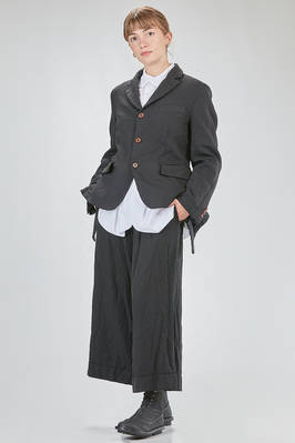 giacca al fianco, lievemente sfiancata, in tela techno di poliestere lavato - COMME des GARÇONS - COMME des GARÇONS 