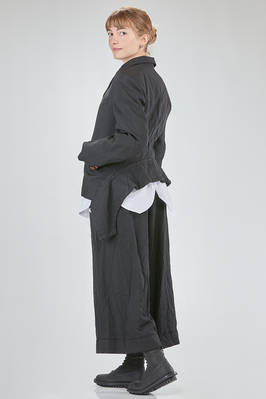 giacca al fianco, lievemente sfiancata, in tela techno di poliestere lavato - COMME des GARÇONS - COMME des GARÇONS 
