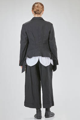 giacca al fianco, lievemente sfiancata, in tela techno di poliestere lavato - COMME des GARÇONS - COMME des GARÇONS 