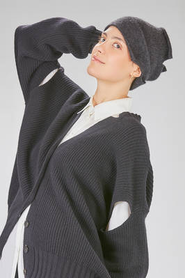 collo in maglia stretch morbidissima e melange di cachemire, seta, nylon ed elastan - ISABEL BENENATO 