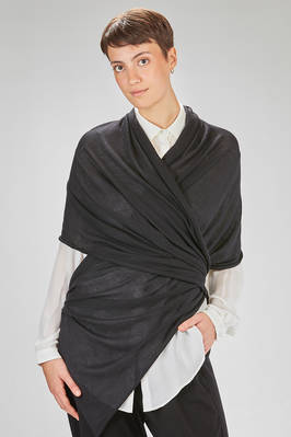 scarf in cashmere and silk knit  - 407