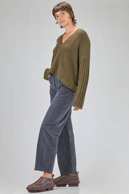hip-lenght sweater, wide, in cashmere knit - KRISTENSEN DU NORD 