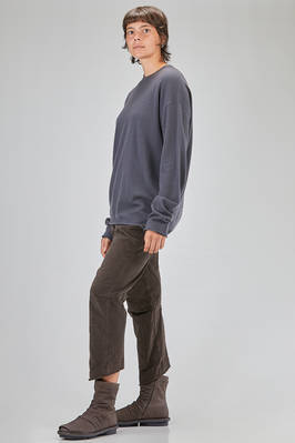 long and wide sweater, in plain cashmere knit - KRISTENSEN DU NORD 