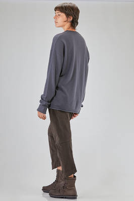 long and wide sweater, in plain cashmere knit - KRISTENSEN DU NORD 