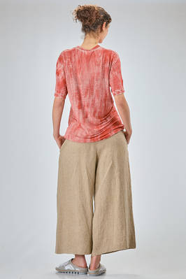 long t-shirt in soft dyed linen jersey - COMME DES GARÇONS 