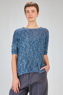 hip length knit, soft, blended linen and polyamide knit  - 360