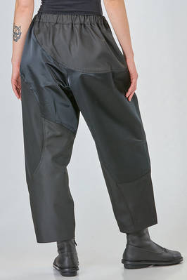 wide trousers in polyester twill and satin - COMME des GARÇONS - COMME des GARÇONS 
