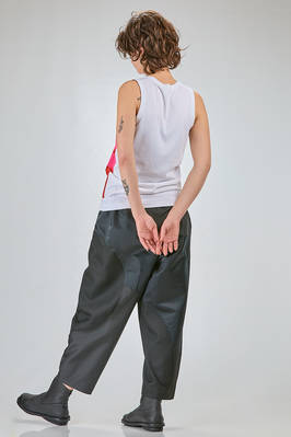 canottiera al fianco, morbida, in jersey di cotone stampato - COMME des GARÇONS - COMME des GARÇONS 