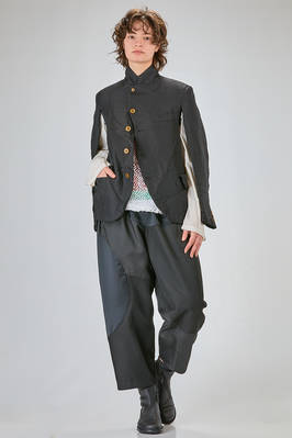 hip-lenght jacket, soft, in lightweight cotton and polyester jaquard  - 157