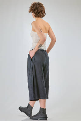 bustier a fascia in froissé di poliammide, seta ed elastan - MARC LE BIHAN 