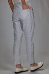pantalone asciutto in canvas di lino e cotone - AEQUAMENTE 