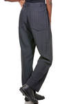 soft trousers in pinstripe wool - ATELIER SUPPAN 