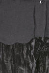 slim fit trousers in virgin wool gauze and viscose and elastane velvet - ARCHIVIO J. M. RIBOT 