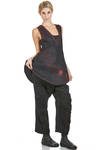 'sculpture' tunic with waistcoat in hand-made nuanced wool felt - AGOSTINA ZWILLING 
