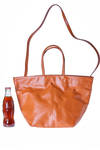 borsa shopper di medie dimensioni in nappa opaca di vacchetta - ZILLA 
