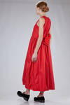 long and wide dress in nylon taffeta and wool gauze - DANIELA GREGIS 