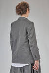 one chest jacket in pinstriped serge polyester - COMME des GARÇONS - COMME des GARÇONS 